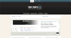 Desktop Screenshot of free-prints.com