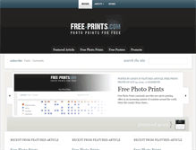 Tablet Screenshot of free-prints.com